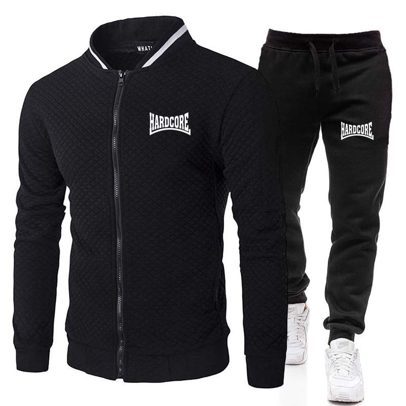 HARDCORE Spring and Autumn Men - Men'S Fashion Zipper Jacket recension och pris