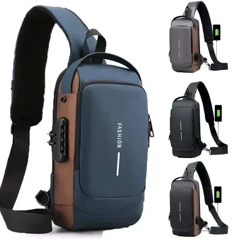 Waterproof Anti-Theft Backpack - Crossbody Bag Men recension och pris
