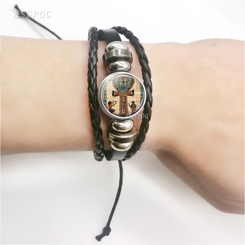 Egyptian Ankh Cross Bracelet V - Men Fashion Egypt recension och pris