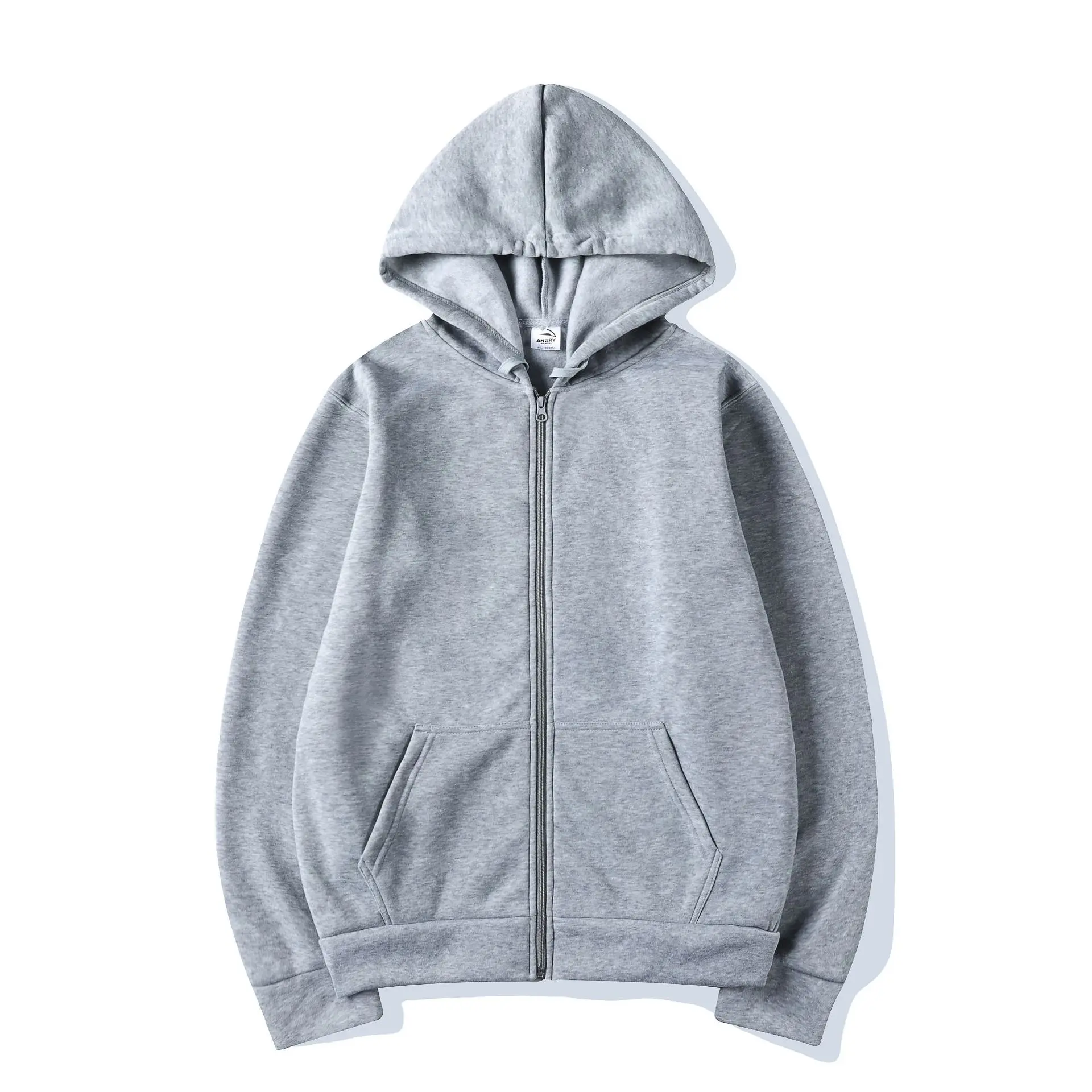 High Street Hoodie Men Solid C - Men'S Fashion Zipper Jacket recension och pris