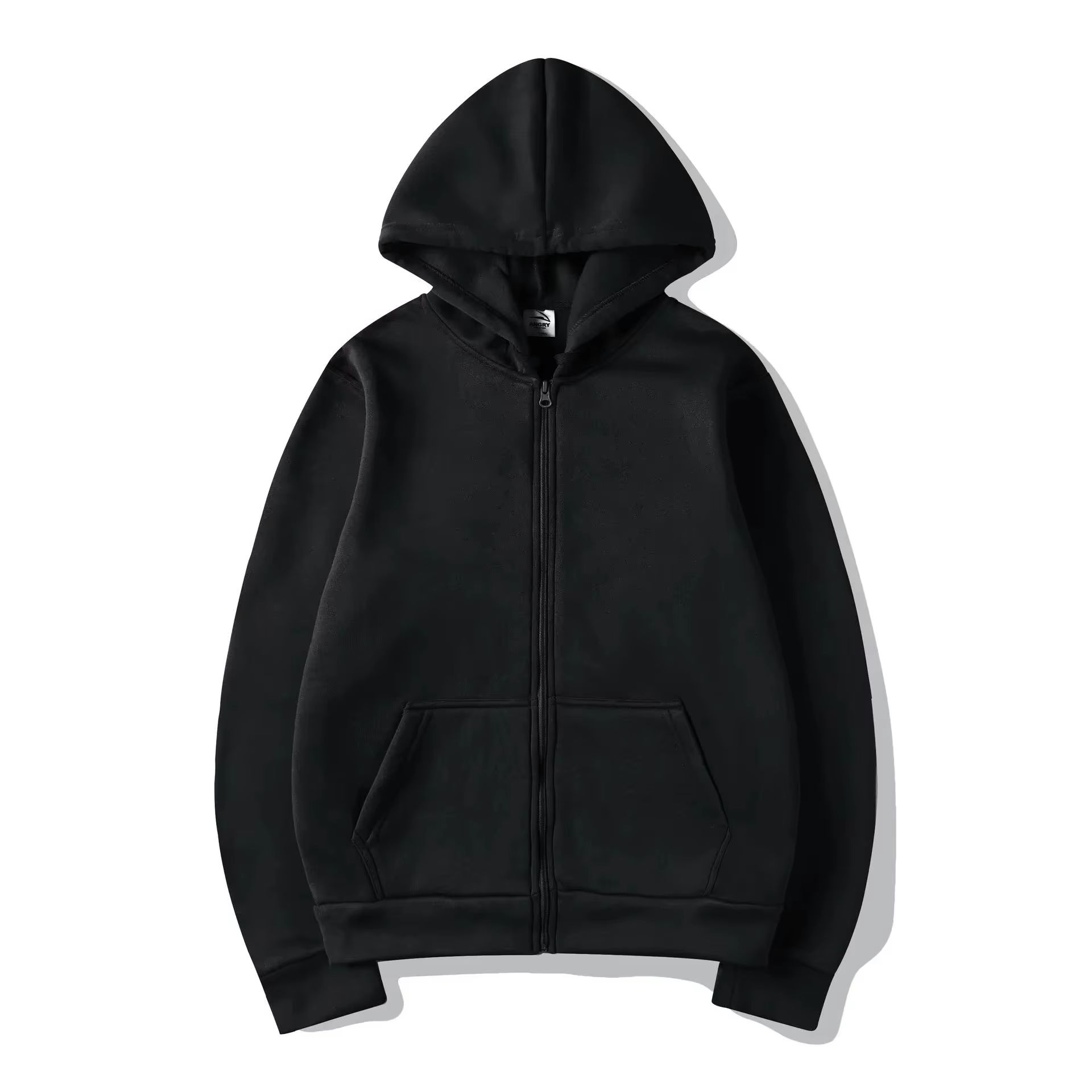 High Street Hoodie Men Solid C - Men'S Fashion Zipper Jacket recension och pris