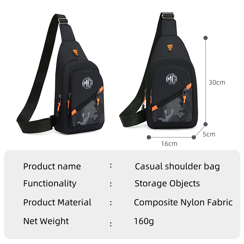Car Logo Camouflage Men Slante - Crossbody Bag Men recension och pris
